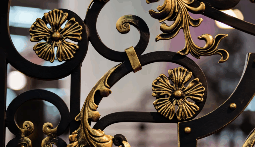 Artistic wrought iron deck railings Toronto